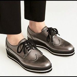 Zara Dark Grey Platform Shoes
